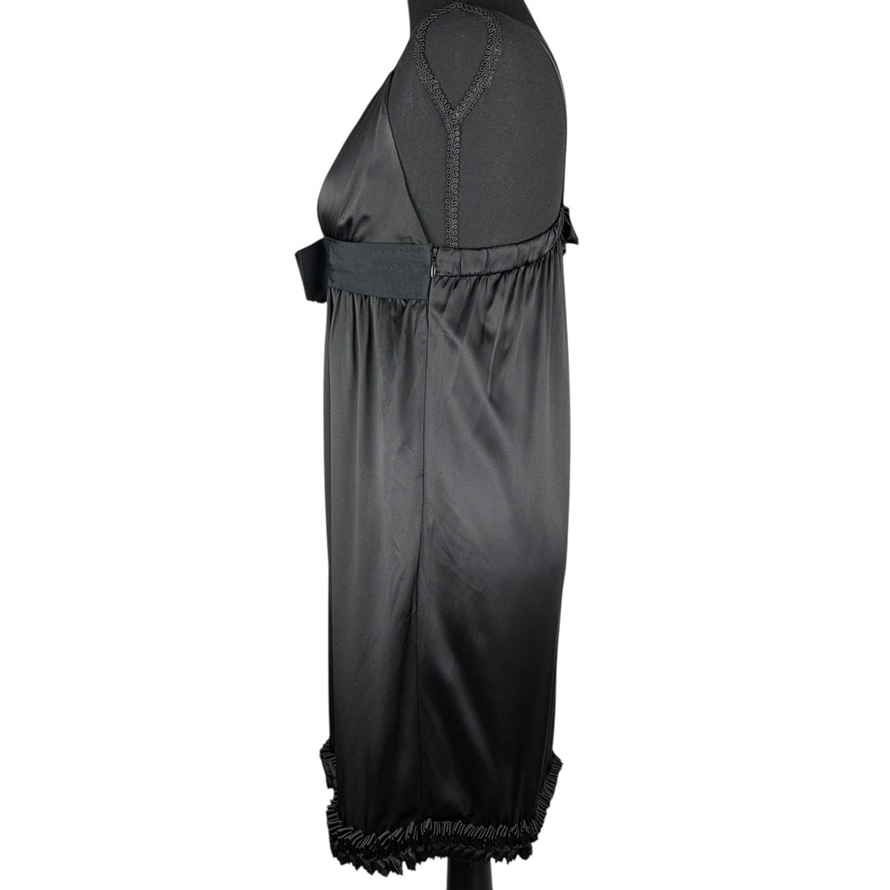 See by Chloé Black‎ Silk Shift Dress with Pockets Size US 2 - Picture 3 of 11